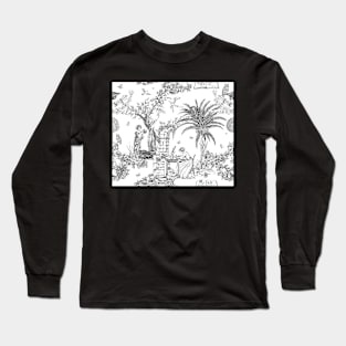 Toile Black and White Long Sleeve T-Shirt